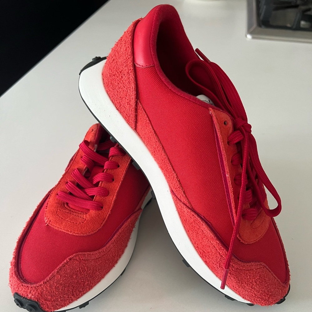 DIESEL RED SNEAKERS
